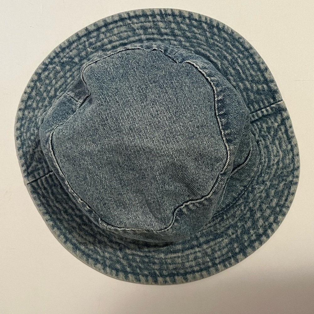 University of Wisconsin Badgers Vintage Denim Bucket Hat with W Logo Badgers UU - Picture 6 of 11